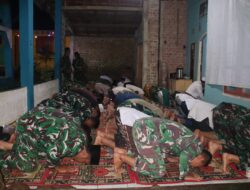 Peringati Nuzulul Quran tahun 1446 H, Satgas TMMD bersama Ponpes Tri Bhakti Darul Fallah Desa Subik