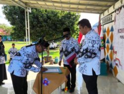 Machiavelli HT Lantik Pengurus Baru PGRI Cabang Way Tuba