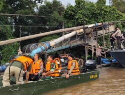 Polres Sanggau Bersama TNI Kodim 1204/ Sanggau Melaksanakan Operasi Pemberantasan PETI (Penambang Emas Tanpa Ijin)