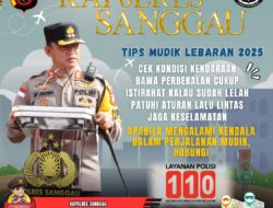 Kapolres Sanggau Imbau Pemudik Patuhi Aturan dan Utamakan Keselamatan