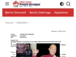 ‎Terkait Kisruh Pemberitaan Dugaan Pencemaran Nama Baik, Berikut Hak Jawab Ferlianus Gulo