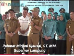 Kegiatan Gubernur Lampung Meninjau pasar Murah