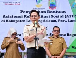 Pemkab Lampung Selatan Terima Bantuan ATENSI Rp617.918.000 dari Kementerian Sosial RI