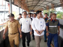 Wabup Syaiful Dampingi Stafsus Kementerian Perhubungan Tinjau Kesiapan Pelabuhan Bakauheni