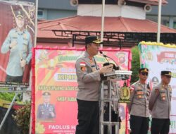 Kapolres Sanggau, AKBP Sudarsono, Pimpin Apel Perdana dan Tegaskan Komitmen Disiplin Anggota