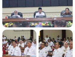 BUPATI DAN WAKIL BUPATI LAMPUNG UTARA HADIRI RAPAT KOORDINASI PEMERINTAH PROVINSI LAMPUNG BERSAMA GUBERNUR