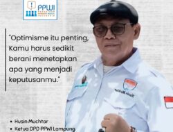 Oleh Husin Muchtar: Optimisme dan Keberanian Menentukan Arah