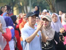 Semarak Senam Bersama, Penanaman Pohon, dan Kejutan Ultah Kapolres: Sinergi dan Kepedulian Forkopimda Lampung Utara
