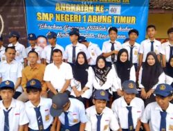 Berita Pelepasan Angkatan Ke-40 SMP Negeri 1 Abung Timur Semarak Dengan Sosialisasi Damkar Dan Tradisi Mandi Air