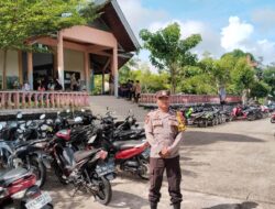 Polsek Beduai Pastikan Ibadah Misa Minggu Berjalan Aman dan Khidmat di Dua Gereja Wilayah Beduai