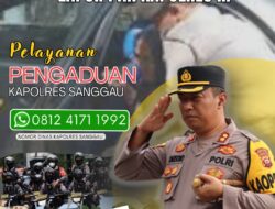 Kapolres Sanggau Luncurkan Layanan “Lapor Pak Kapolres” Melalui WhatsApp