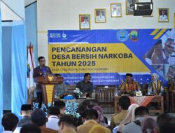 Berantas Narkoba, BNNK bersama Forkopimda Lamsel Canangkan dan Deklarasi Desa Bersinar di Titiwangi