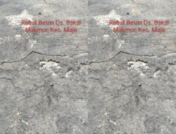 Rabat Beton Desa Bakal Makmur Tahun 2024 Diduga Kuat Asal Jadi