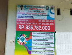 Penggunaan DD Tahun 2025 Desa Bakal Makmur Terindikasi Tidak Transparan