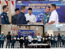 Mabes  AL Dinas Penerangan Gelar Konfrensi Pers TNI AL Berantas Narkotika Jaringan Internasional,Sebanyak 48,54 Kg Sabu Dari Malaysia Berhasil Diamankan DI Perairan Dumai