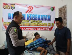 Hari Bhayangkara ke-79 Gelar Khitanan dan pengobatan Gratis.