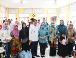 BUPATI LAMPUNG UTARA HADIRI KUNJUNGAN KERJA TP-PKK PROVINSI LAMPUNG DI DESA KEMALO ABUNG