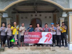 Jalin Sinergi Sambut Hari Bhayangkara Ke 79, Polsek Negeri Besar Baksos Religi di Masjid