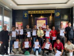 Sebanyak 14 Warga Binaan Lapas Bengkalis Dibebaskan, Proses Berjalan Aman dan Tertib