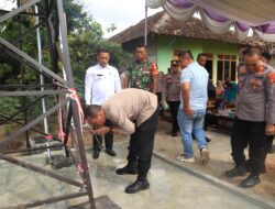 Kapolres Lampung Utara Resmikan Bantuan Sumur Bor di Desa Abung Jayo