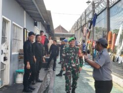 Gelar Razia dan Tes Urine, Lapas Kotabumi Gandeng TNI POLRI dan Puskesmas Wonogiri