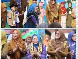 BUNDA PAUD KABUPATEN LAMPUNG UTARA KUNJUNGI TK ISLAM IBNU RUSYD DAN TK IT INSAN ROBBANI DI HARI PERTAMA MASUK SEKOLAH