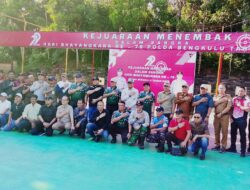 HUT Bhayangkara Ke-79, Bupati Kaur Gusril Pausi,.S. Sos., M. P, ikut ambil bagian dalam perlombaan di Mako Brimob Bengkulu