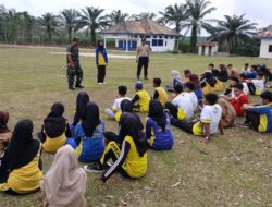 Polsek Buay Bahuga Laksanakan Pembinaan dan Latihan Paskibra di Lapangan Kantor Kecamatan