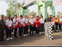 Bupati Lampung Utara Resmi Buka Lomba Gerak Jalan Pelajar SMP dan SMA