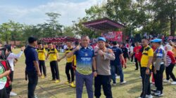 Memeriahkan HUT RI ke-80, Polres Way Kanan Ikuti Olahraga Bersama Pemkab Way Kanan