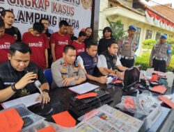 Komplotan Pembuatan SIM Palsu Antara Provinsi Dibongkar, Empat Pelaku Ditangkap Sat Reskrim Polres Lampung Utara