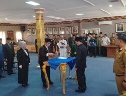 Bupati Dr. Ir. H. Hamartoni Ahadis, M.Si. Lantik 17 Pejabat Pimpinan Tinggi Pratama Pemkab Lampung Utara