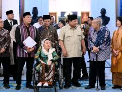 Presiden Prabowo Terima Tokoh Gerakan Nurani Bangsa di Istana Merdeka