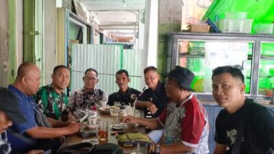 Awak Media Ngopi Bareng Bersama Dandim 1204/Sanggau