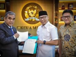 Temui Ketua MPR RI, Gubernur Mirza Sampaikan Aspirasi Mahasiswa Lampung