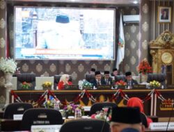 Pemkab Way Kanan Ikuti Rapat Paripurna Istimewa Mendengarkan Pidato Kenegaraan Presiden Republik Indonesia
