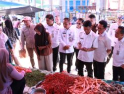 Cegah Inflasi, Pemkab Way Kanan Laksanakan Sidak dan Operasi Pasar Murah Beras SPHP