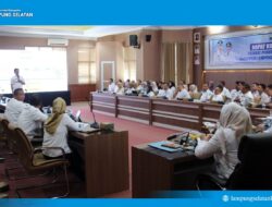 Pemkab Lampung Selatan Menggelar Rapat Koordinasi Bulanan di Aula Krakatau