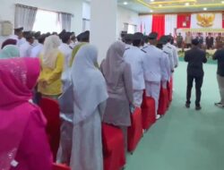 T. Zainal Abidin S.Pd.I., M.H. Hadiri Pelantikan Para Keucheik di Aceh Timur