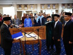 Gubernur Lampung Lantik Dua Pejabat Pimpinan Tinggi Pratama