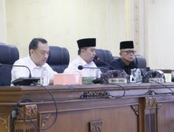 Ketua DPRD Agam,H.Ilham Pimpin Rapat Paripurna Pandangan Umum Fraksi Terhadap Ranperda Tentang APBD Kabupaten Agam Tahun 2026