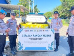 Dengan Humanis, Polsek Blambangan Umpu Sukseskan Gerakan Pangan Murah Untuk Masyarakat
