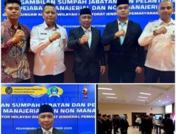 Empat Pejabat Struktural Lapas Bengkalis Resmi Dilantik Kepala Kanwil Ditjenpas Riau