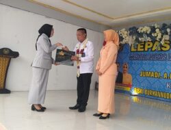 ‎Pisah Sambut Kepala Lapas Kelas ll B Way Kanan dari Jumadi ke Rizki Burhanudin Berlangsung Hikmat