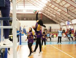 Tim Voli Putri Lampung Raih Tiket Final Pornas Korpri 2025, Usai Taklukan Tim Kaltim