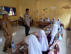 Kanitbinmas Polsek Banjit Monitoring Makan Bergizi Gratis di SDN 01 Banjit