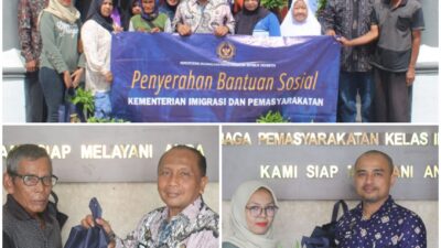 LAPAS BENGKALIS SALURKAN BANTUAN SOSIAL UNTUK KELUARGA WARGA BINAAN DALAM RANGKA MENDUKUNG PROGRAM MENTERI IMIGRASI DAN PEMASYARAKATAN