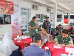 Peringati HUT Humas Polri ke-74, Humas Polres Dumai Gelar Donor Darah Serentak