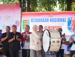 Kejurnas Marching Band FYBI 2025 Resmi Dibuka, Wagub Jihan Nurlela: Satukan Semangat, Disiplin, dan Kreativitas