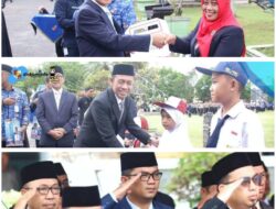 15.543 Pakaian Sekolah Gratis Dibagikan, 5 Program Unggulan Bupati dan Wakil Bupati Lampung Utara Dilaunching